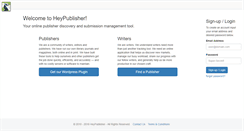 Desktop Screenshot of heypublisher.com